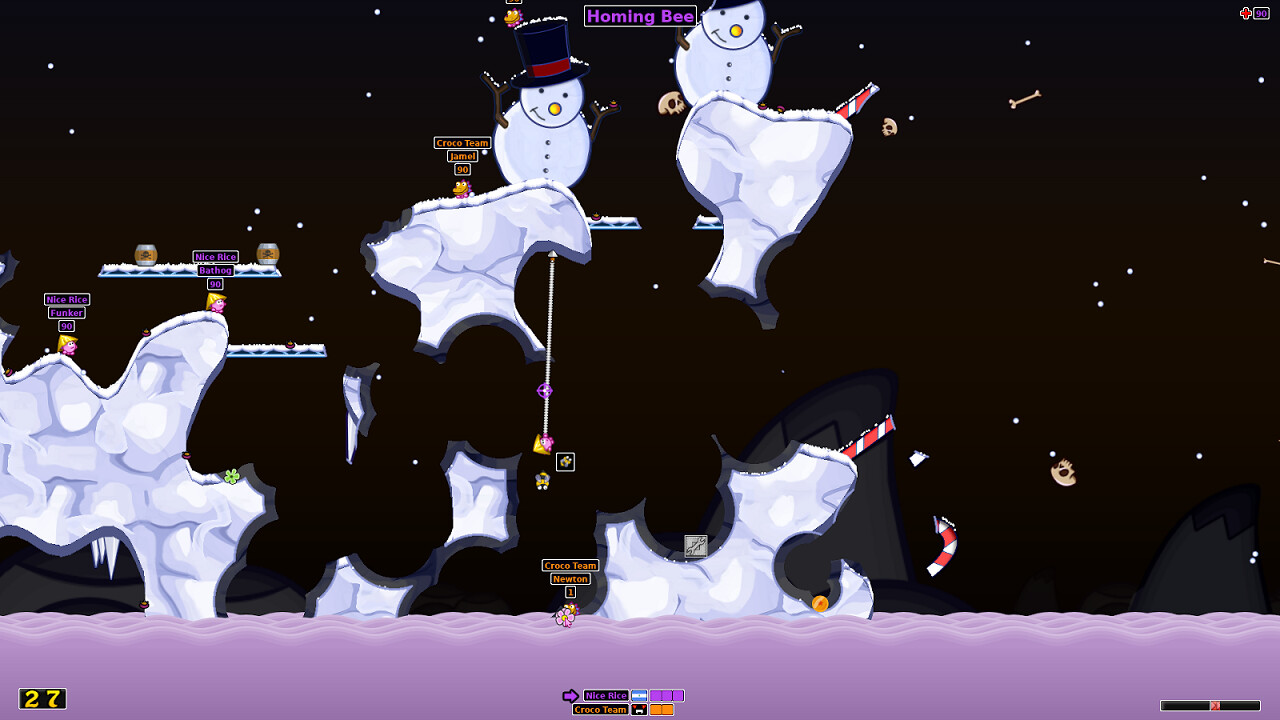 Capture d&rsquo;écran de Hedgewars